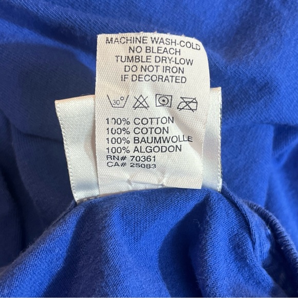 Vintage Disney World Sleepwear Mickey Fantasia Blue Sleep Shirt Adult One Size - Picture 5 of 5